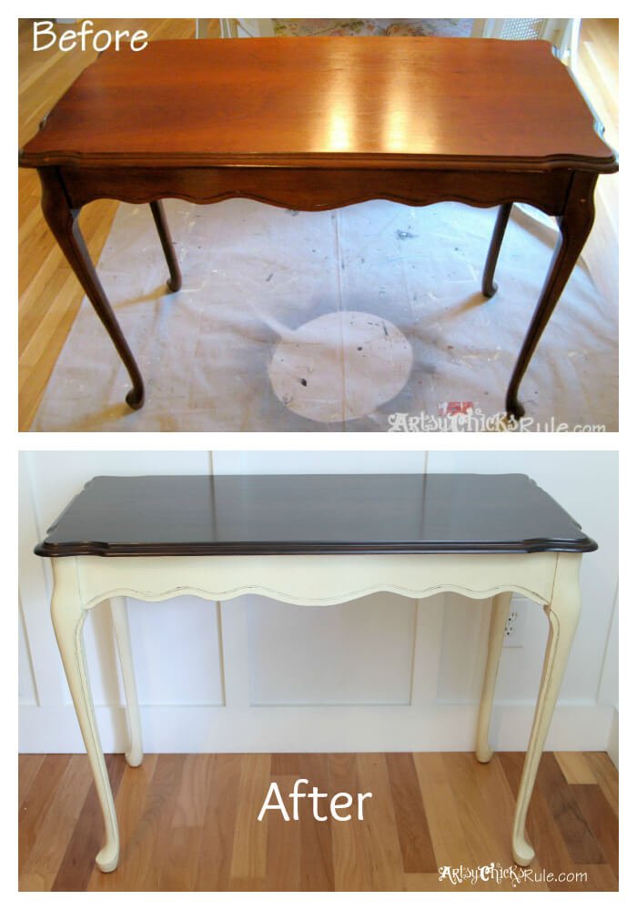 Sleekly Yours Refinished Corridor Table