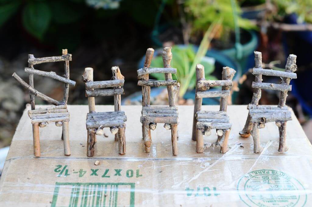 "Little Legs" Hand Crafted Fairy Chairs