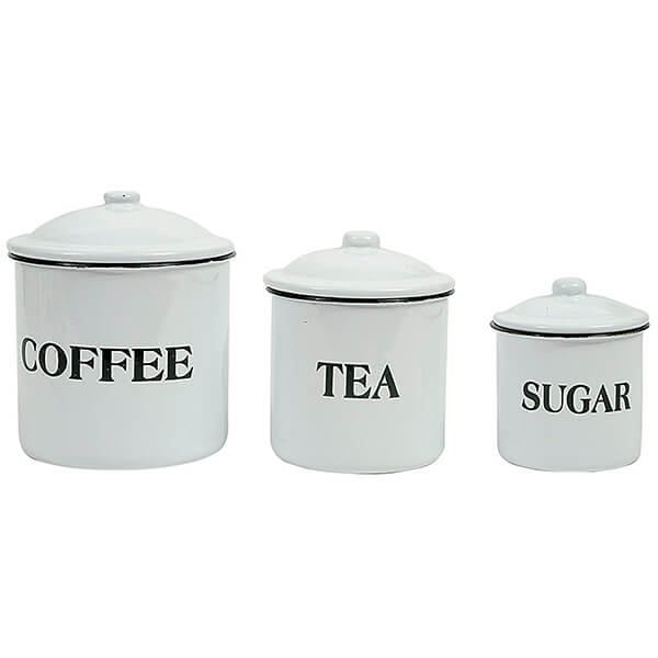 Creative Metal Containers with Lids Set