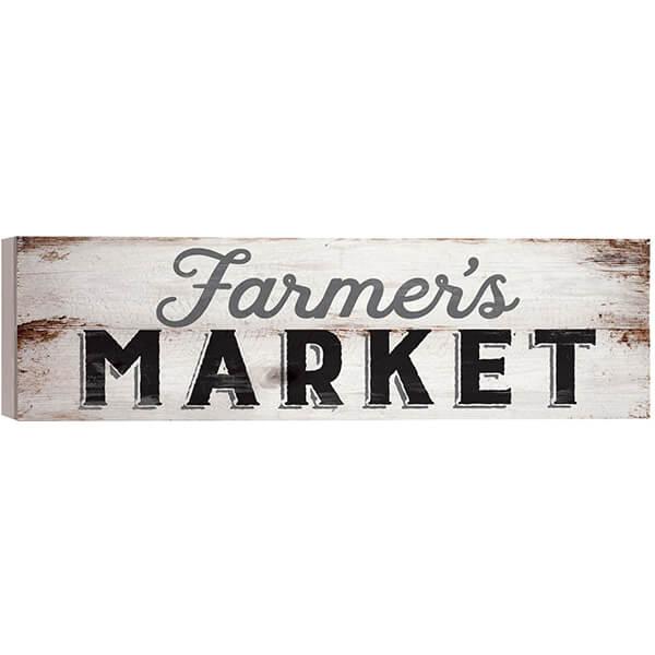 Farmer's Market Distressed Pallet Wall Sign