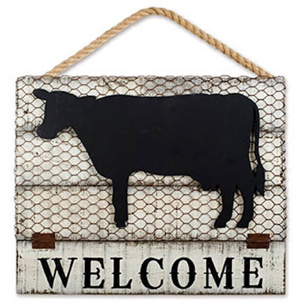 Welcome Sign and Chalkboard with Easel