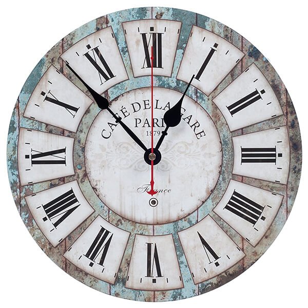 Vintage Rustic Style Wall Clock