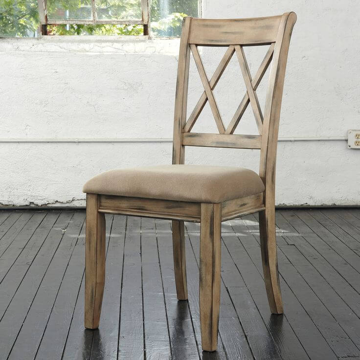 Antique White Side Chair