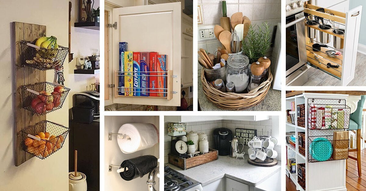 Featured image for “67 Small Kitchen Storage Ideas to Maximize a Tiny Space”
