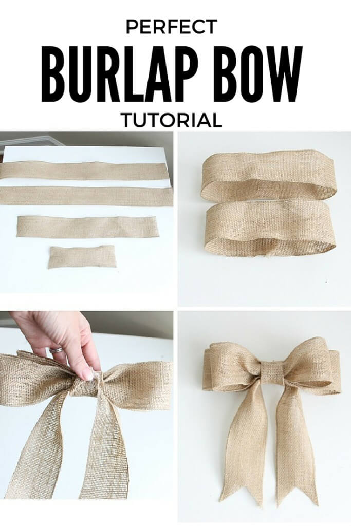 Simply Sweet DIY Burlap Bow