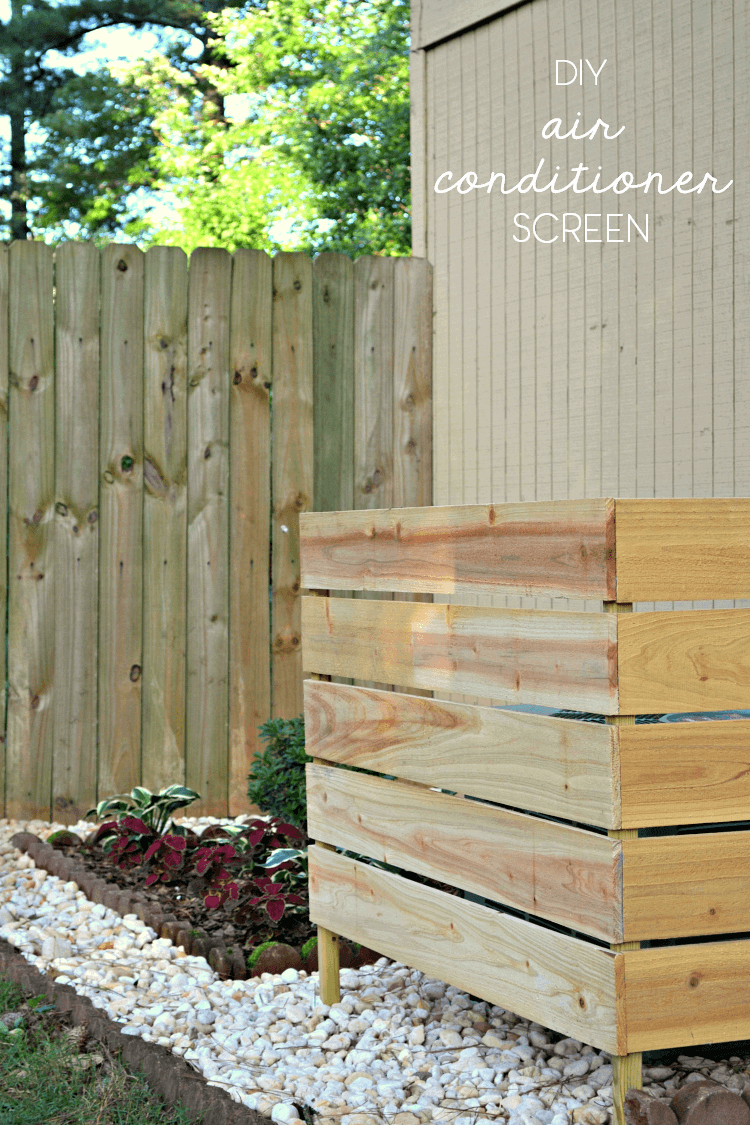 Wooden AC Screens are Easy DIY Projects