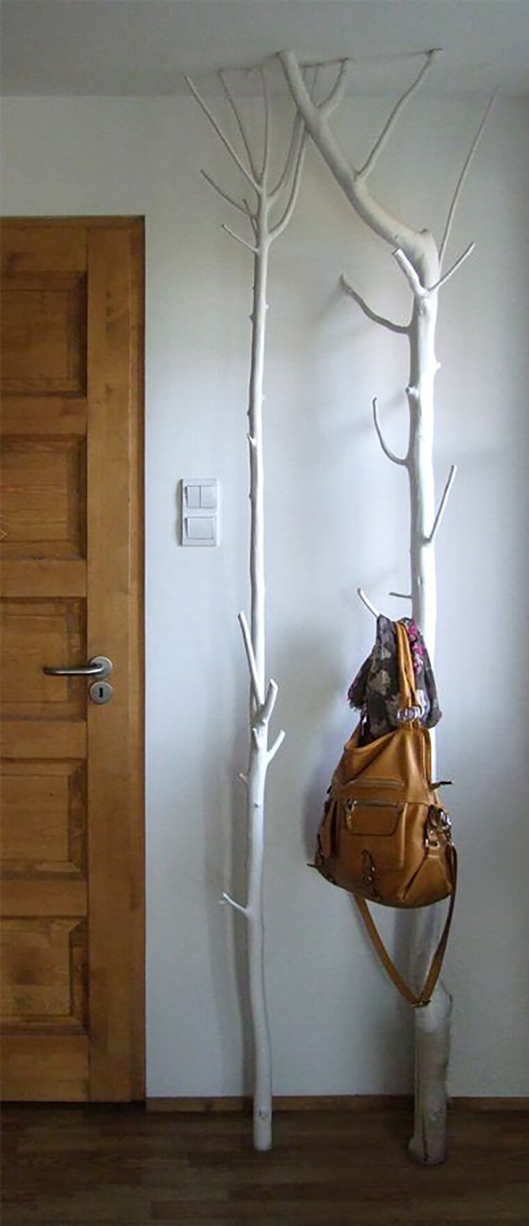 Floor-To-Ceiling Forested Hook Stand