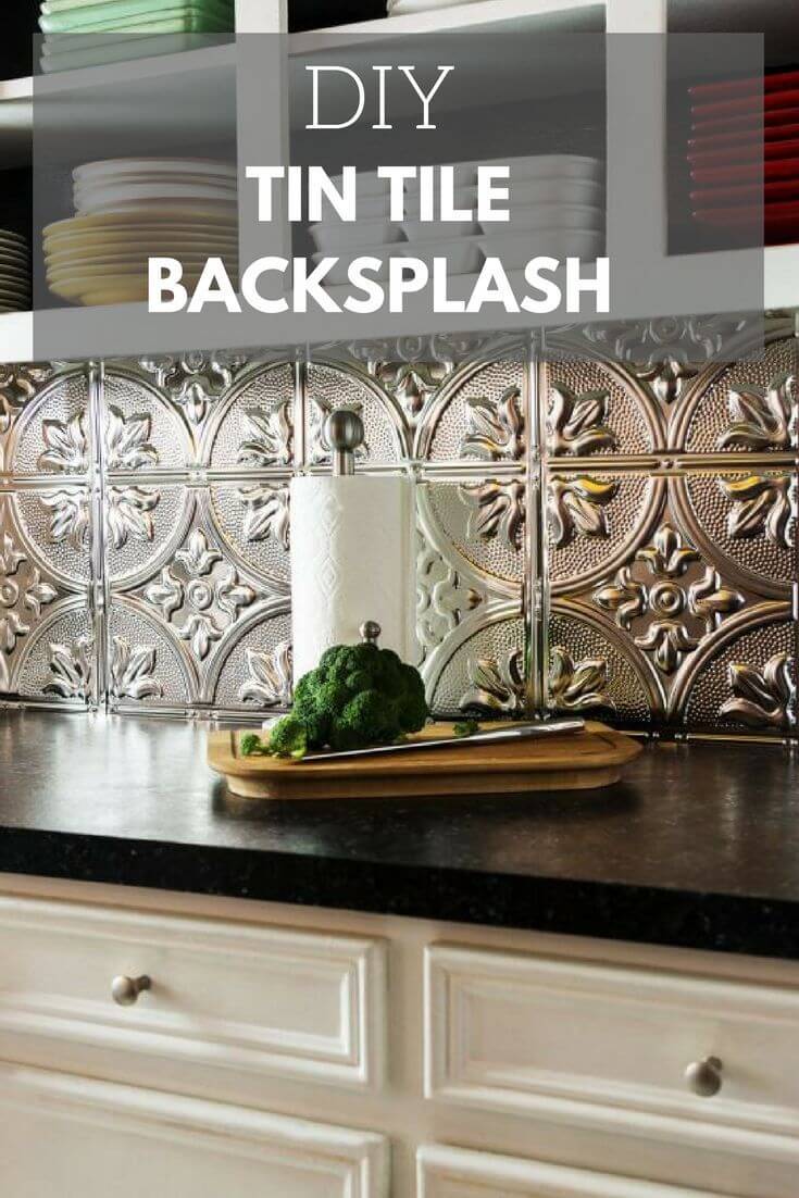 This Retro Tin Tile Backsplash is Unexpectedly Cool