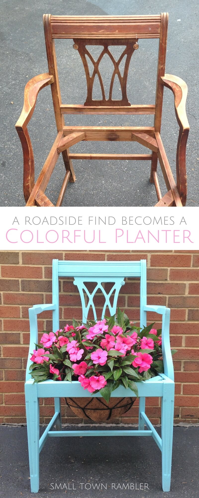 A Brightly Painted Planter for Your Garden