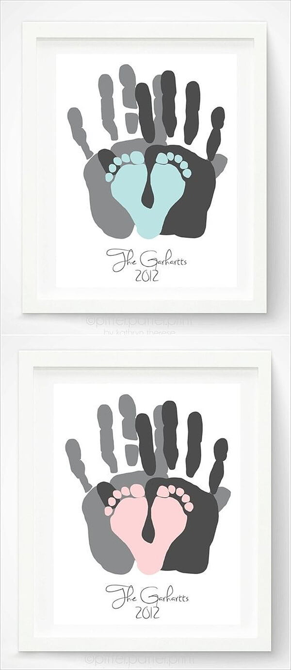 Creative Wall Art To Commemorate Birth