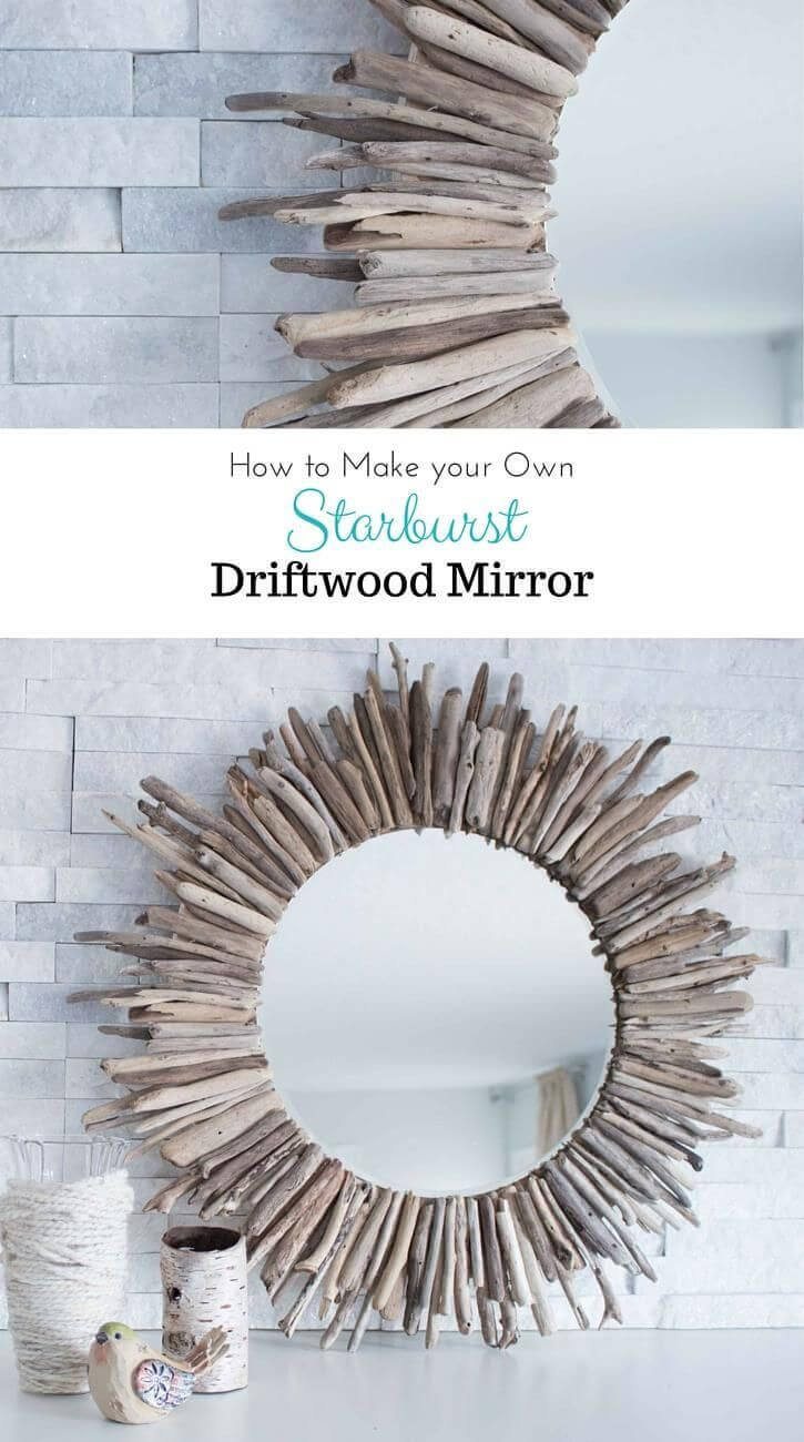 La Mer Handmade Driftwood Mirror