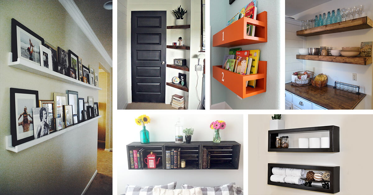 Featured image for “45+ Bright DIY Floating Shelf Ideas to Maximize Your Space”