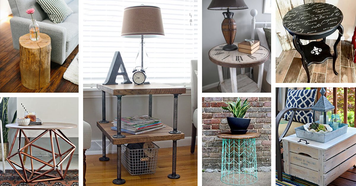 Featured image for “25+ DIY Side Table Ideas That Will Instantly Transform Your Space”