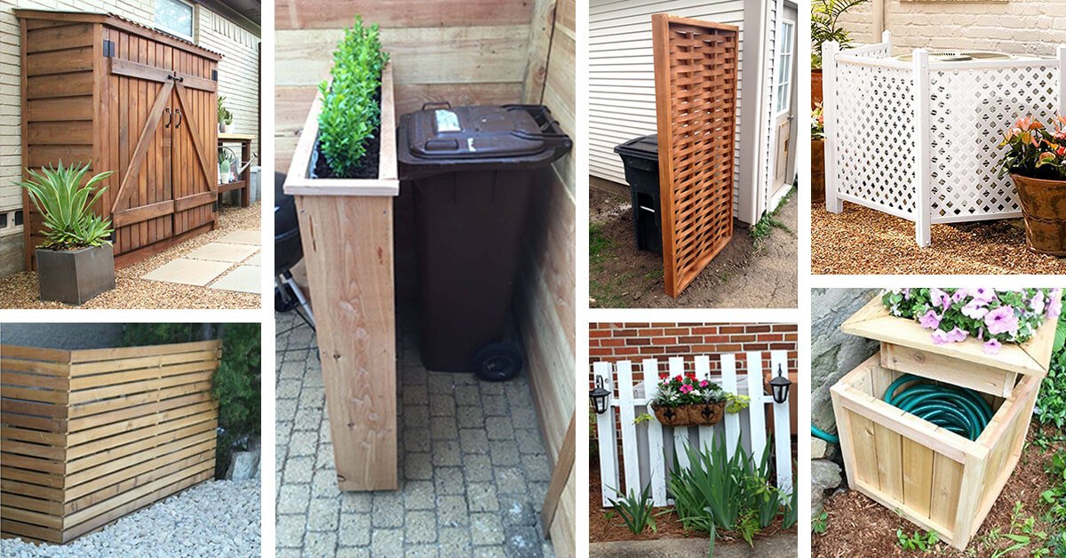 Featured image for “25 Space-Saving Outdoor Eyesore Hiding Ideas that will Help You Keep Everything Organized”