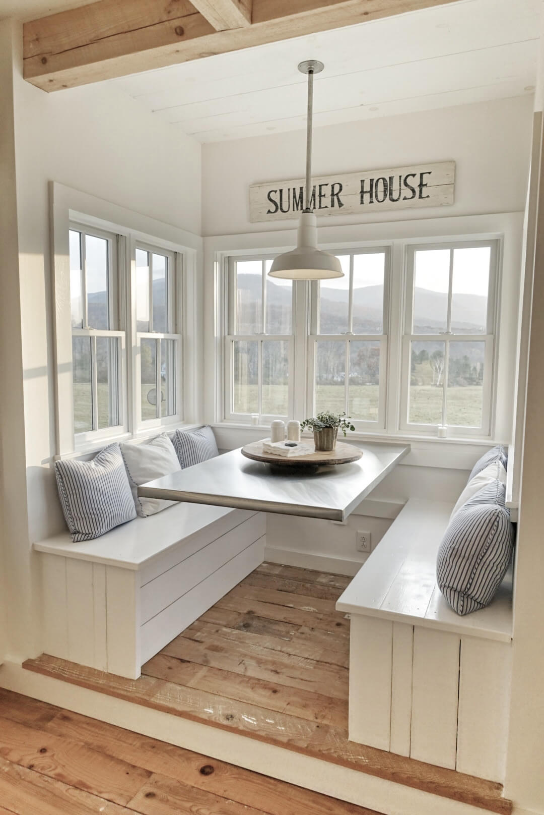 Cozy and Cushy Breakfast Nook