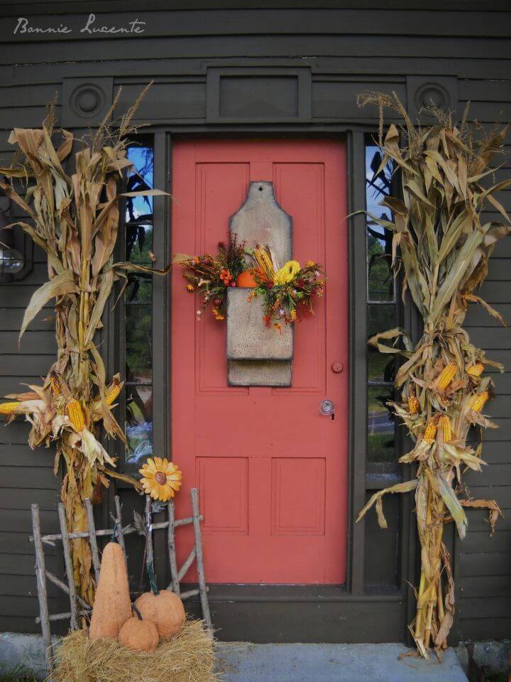 Fall Harvest Front Door Decor