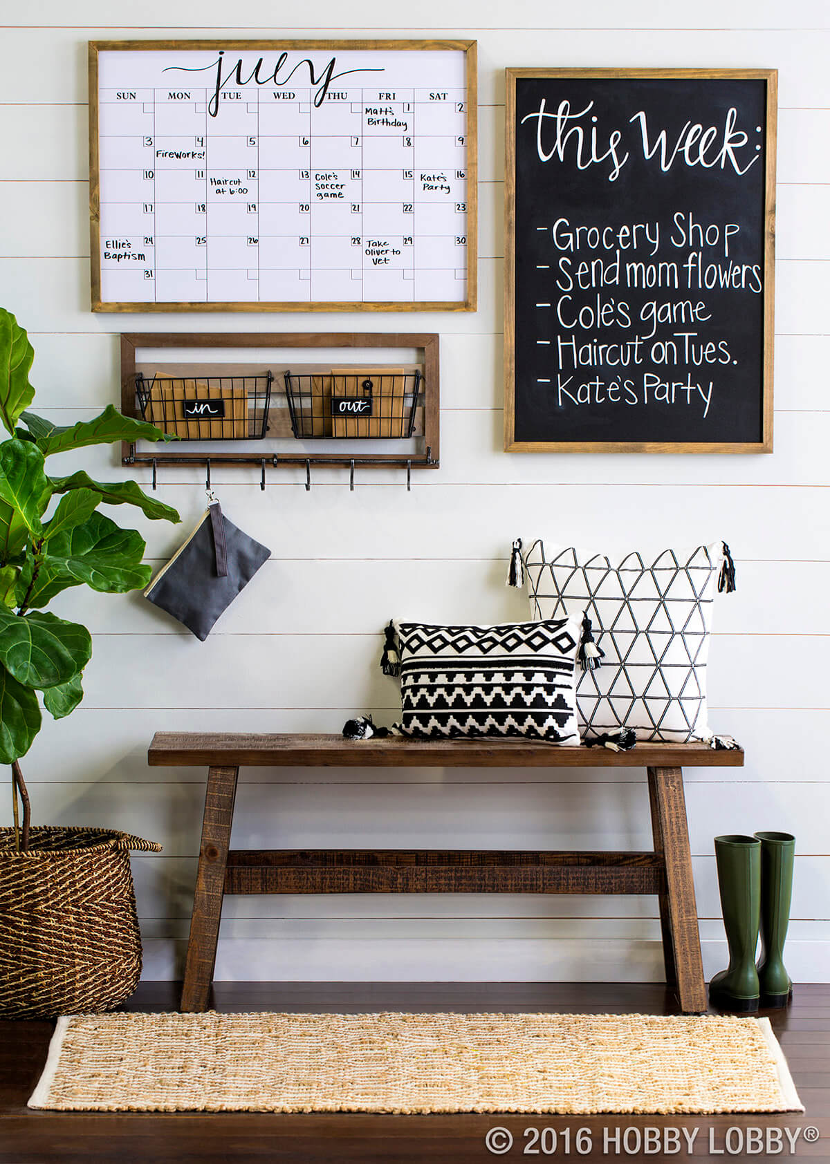 Organize Your Life with Classic Wood Panels