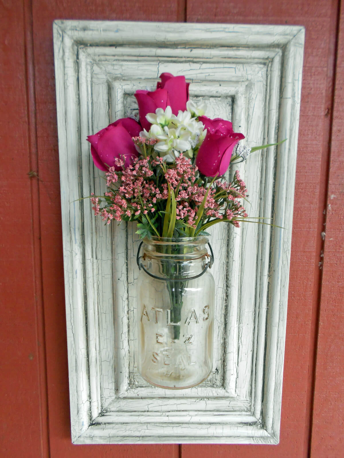 Pretty Simple Canning Jar Flower Pot