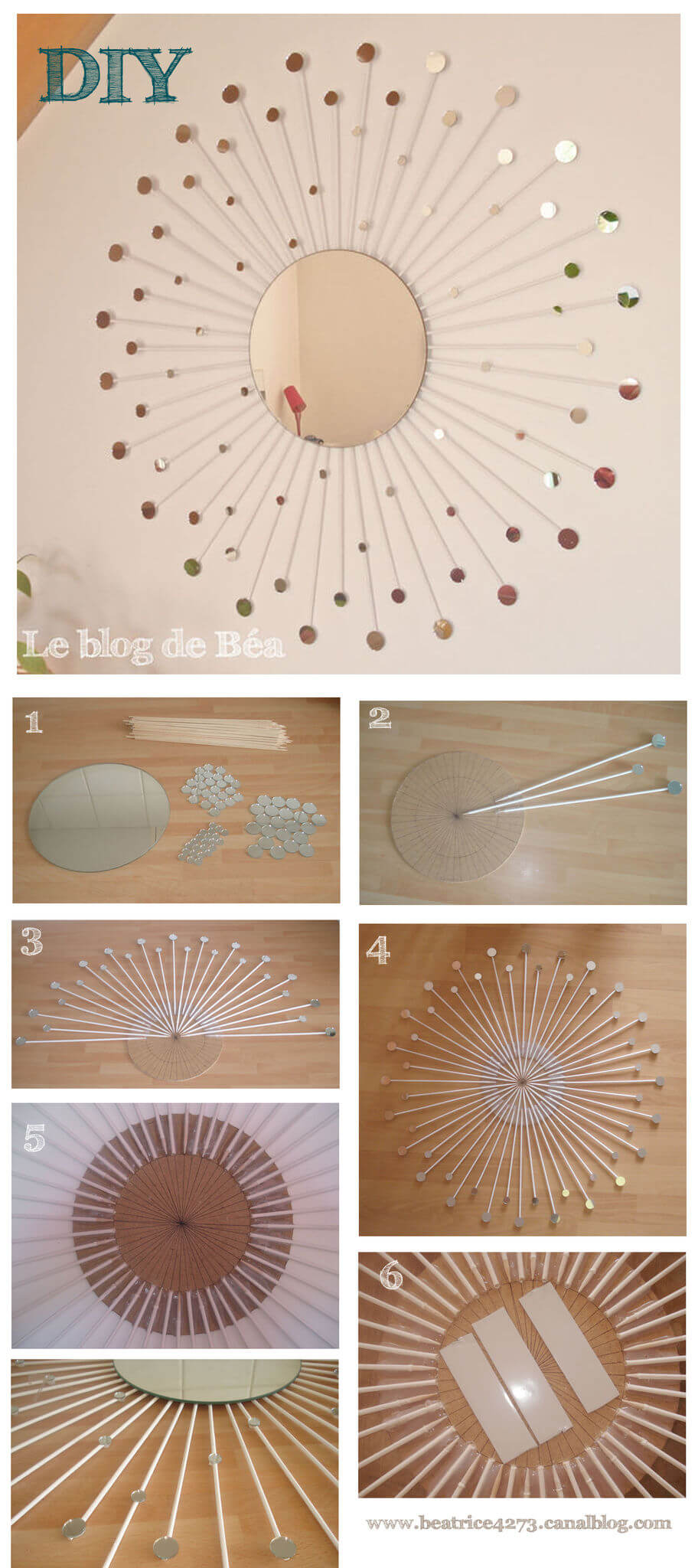 DIY Sunburst Mirror