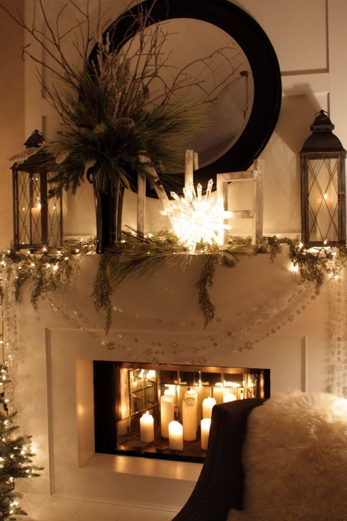 The First Noel Upon the Mantle Lantern