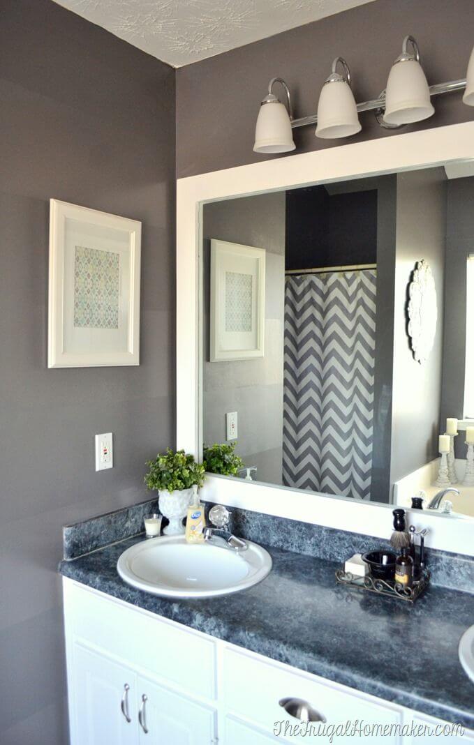 Sleek and Simple Bathroom Mirror