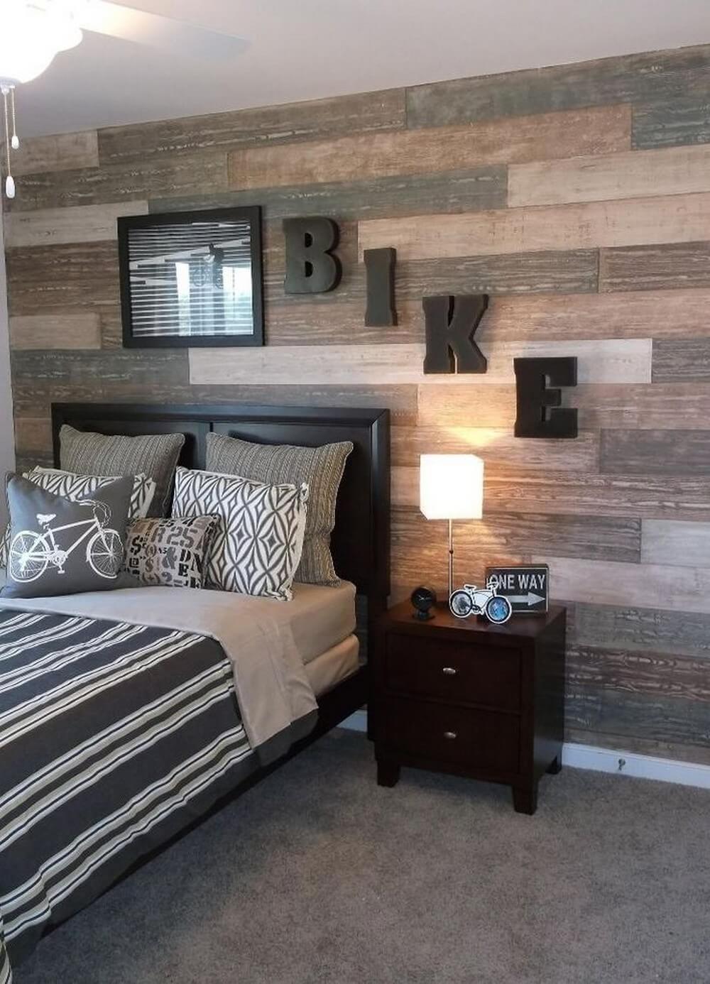 Trendy Textured Teenage Boy Room Decor Ideas