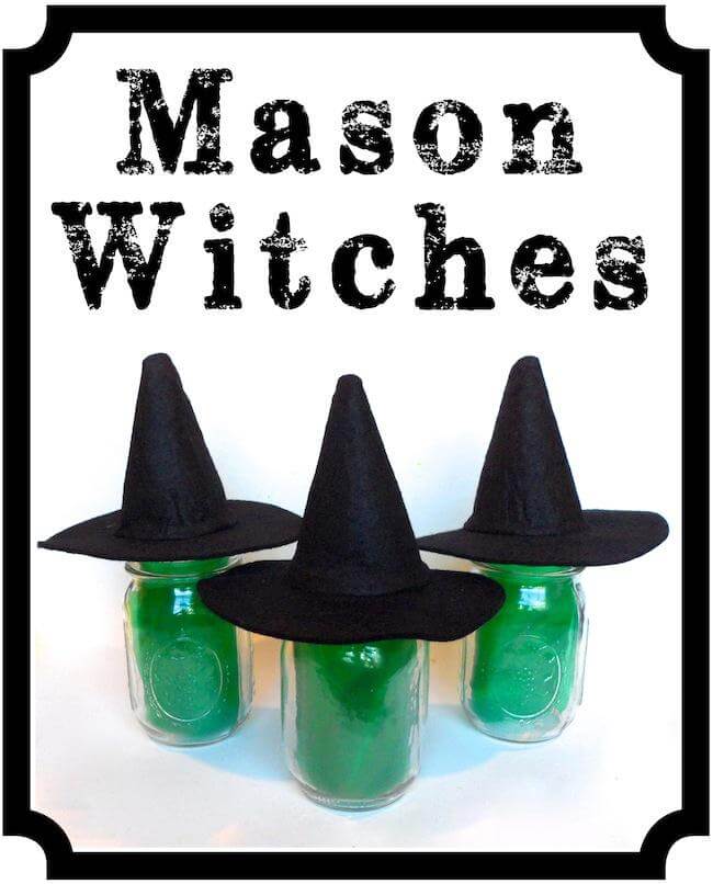 Super Simple Mason Jar Witches