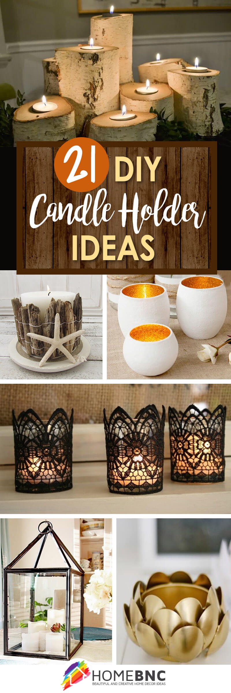 DIY Candle Holder Decor Ideas