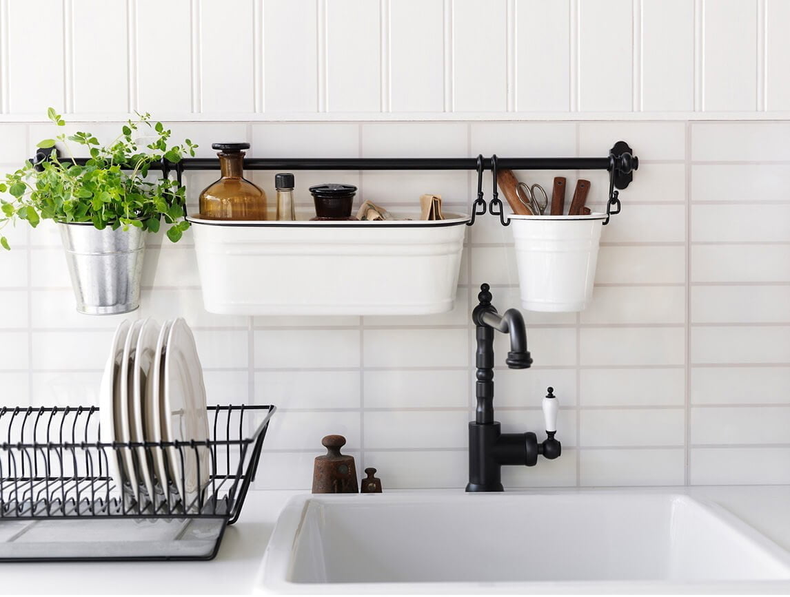 Hanging Bucket Kitchen Sink Organizer