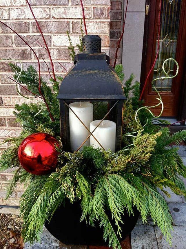 Giant Ornament and Lantern Planter