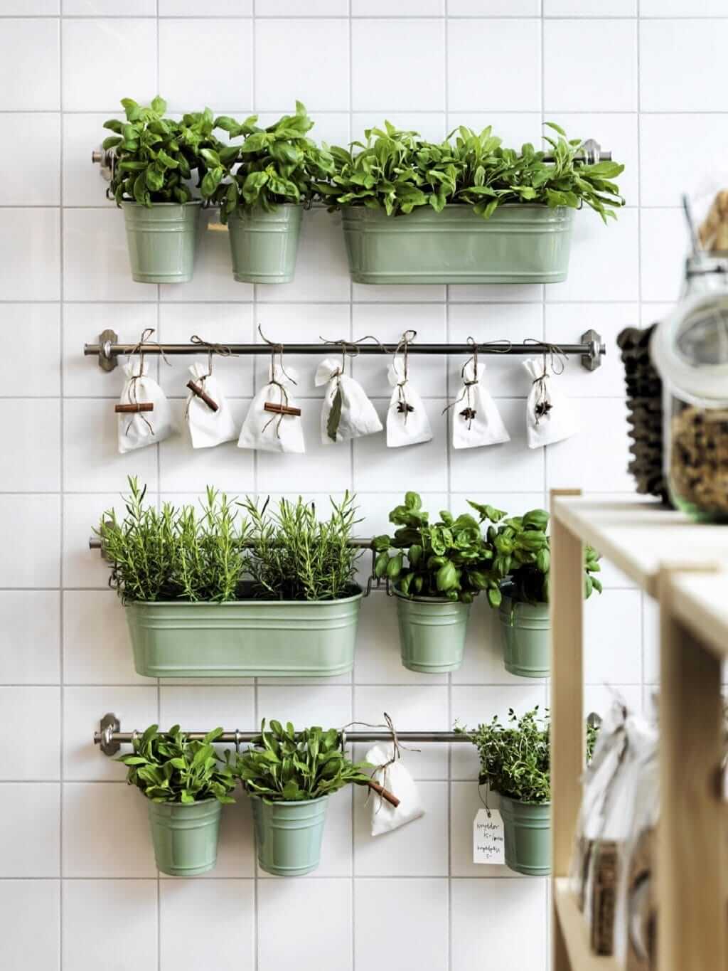 DIY Small Space Kitchen Herb Garden