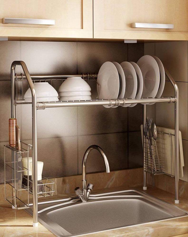 Over The Sink Dish Drainer