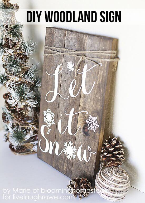 "Let It Snow" Wall Art