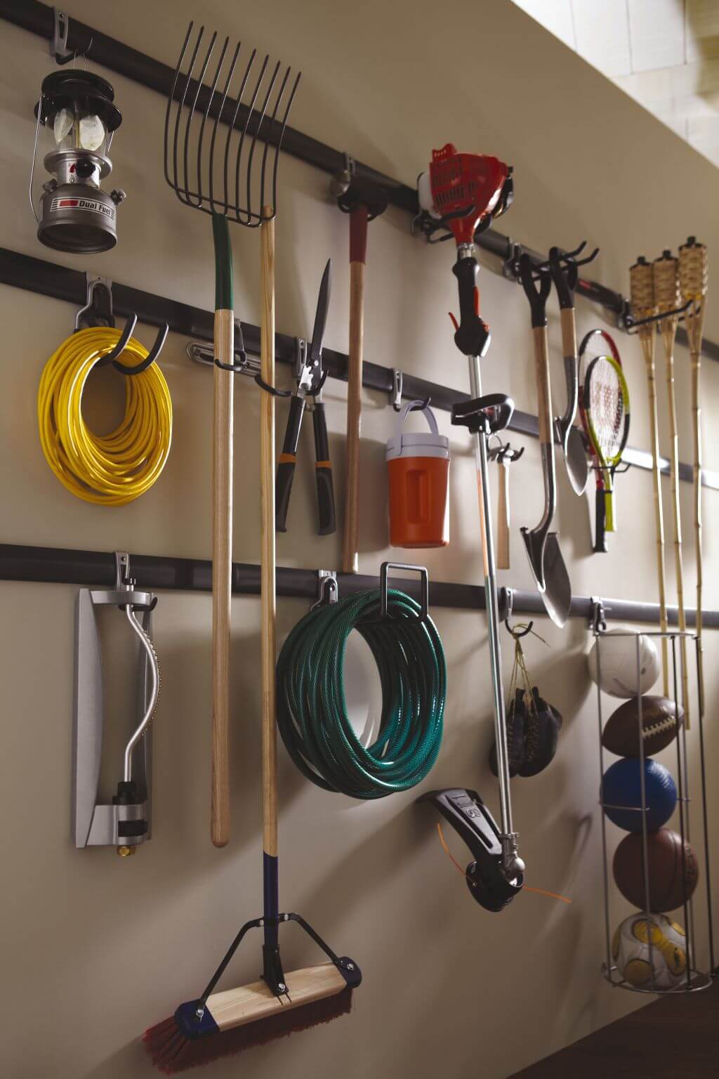 Wall-Mounted Garage Organization Projects