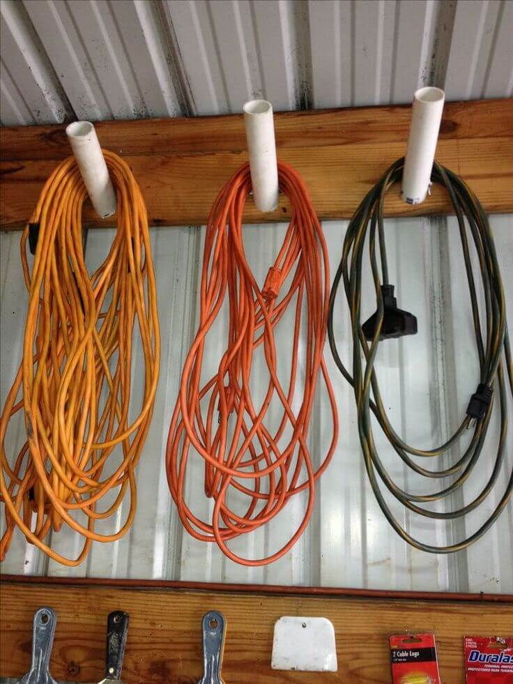 Easy PVC Pipe Cord Collectors