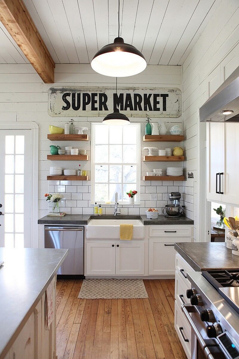 Vintage Super Market Wall Sign