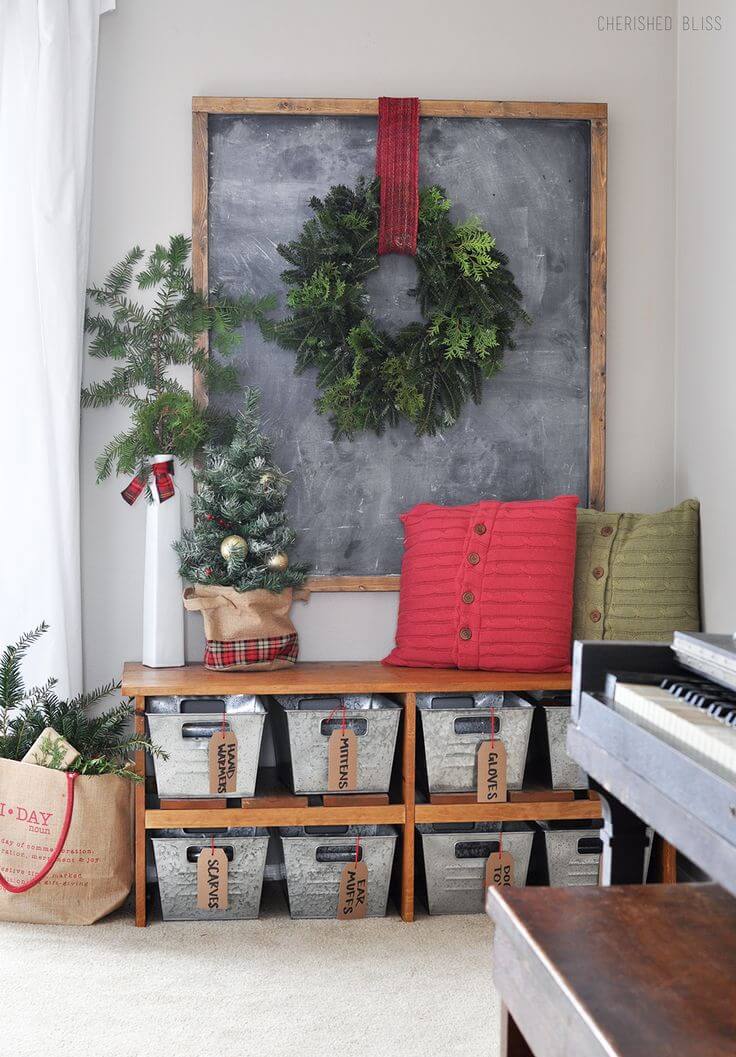 Rustic Evergreen Christmas Decor Inspiration