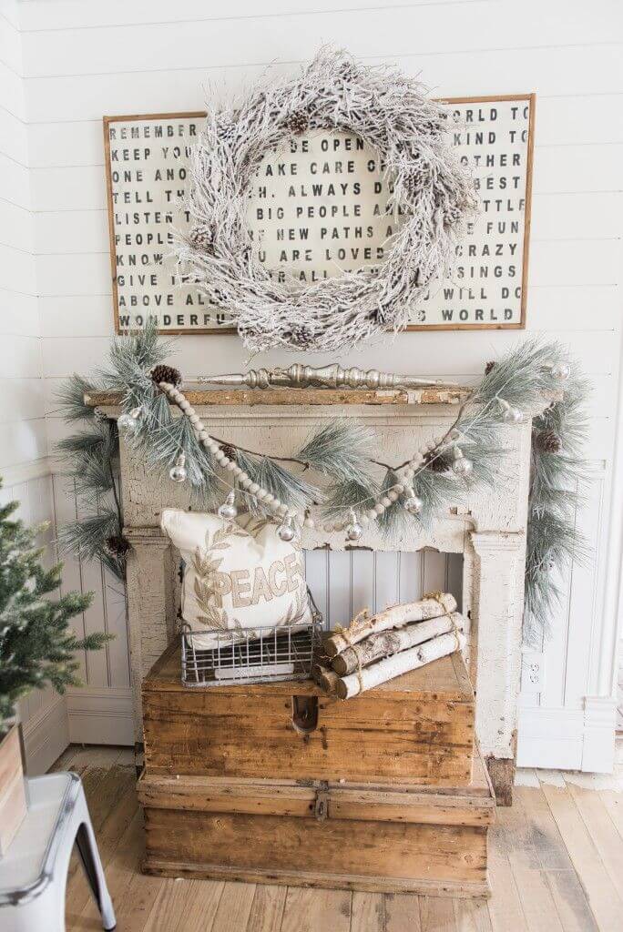 Winter White and Silver Decor