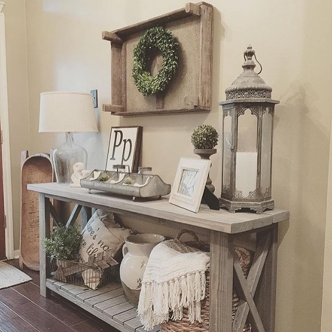 Country Cottage Inspired Entryway Design