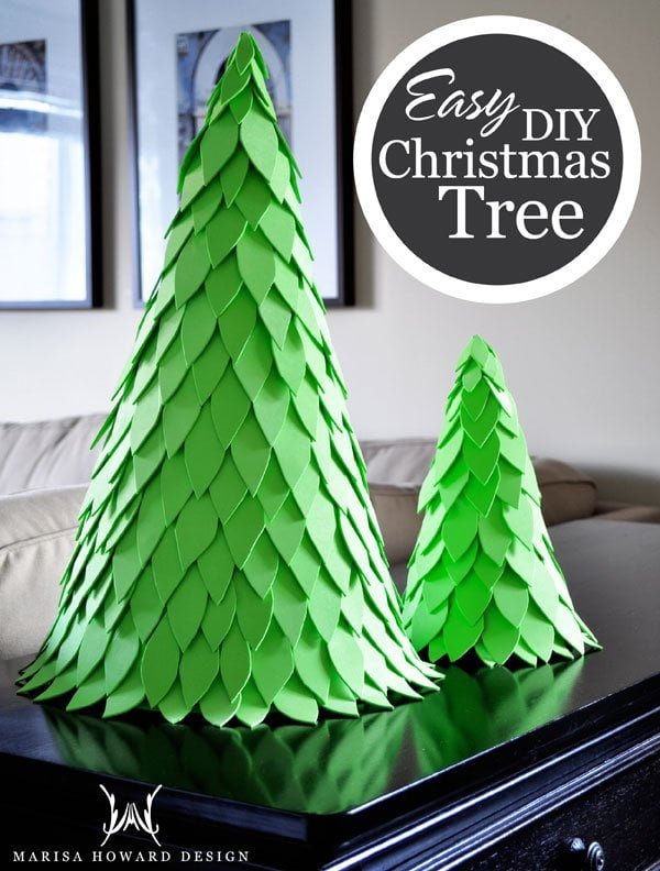 No-Mess DIY Christmas Tree Ideas