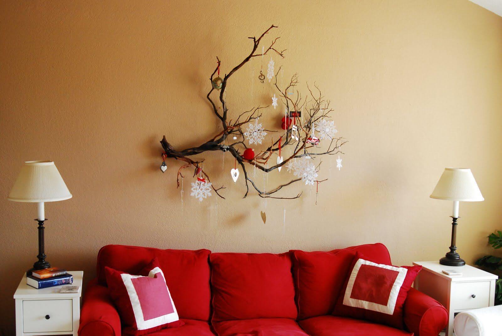 Old Tree Branch Decorative Wall Hanging