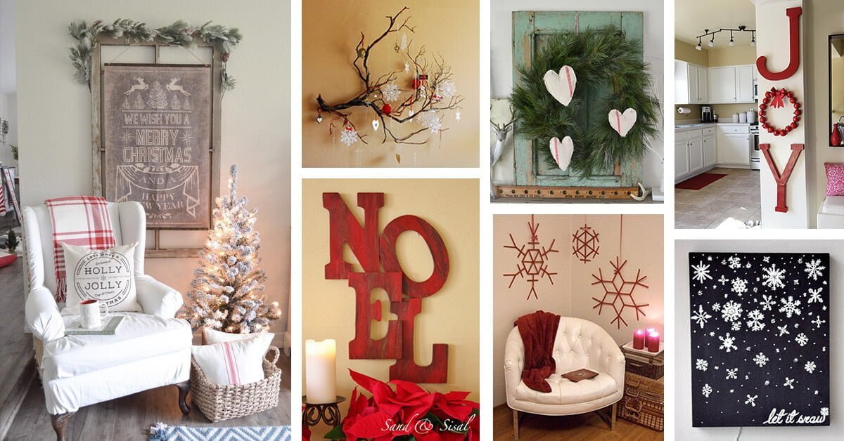 Featured image for “35 Christmas Wall Decor Ideas to Make You Feel Festive”