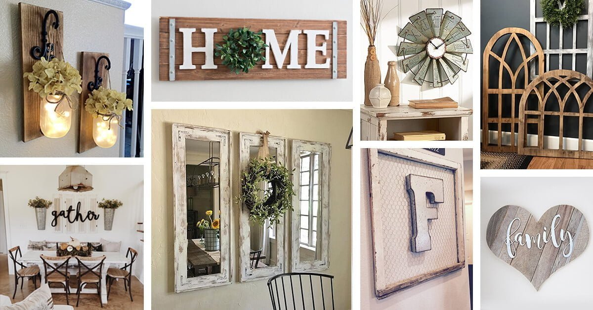 Featured image for 45+ Charming Farmhouse Wall Decor Ideas to Add Some Rustic Flair to Your Blank Walls