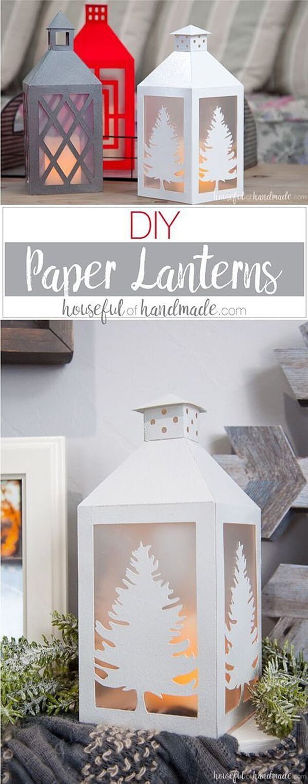 Christmas Lantern Paper Decor Crafts