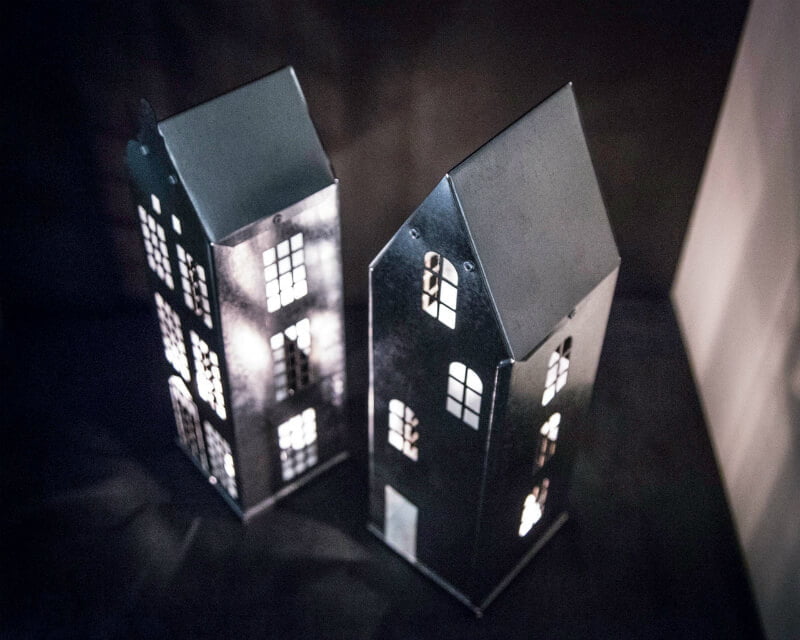 Amsterdam and Stockholm Architectural Candle Lanterns