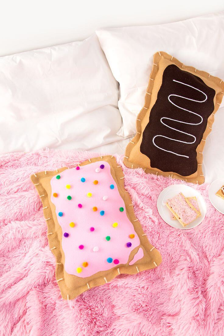 Fun Poptart DIY Pillow Ideas