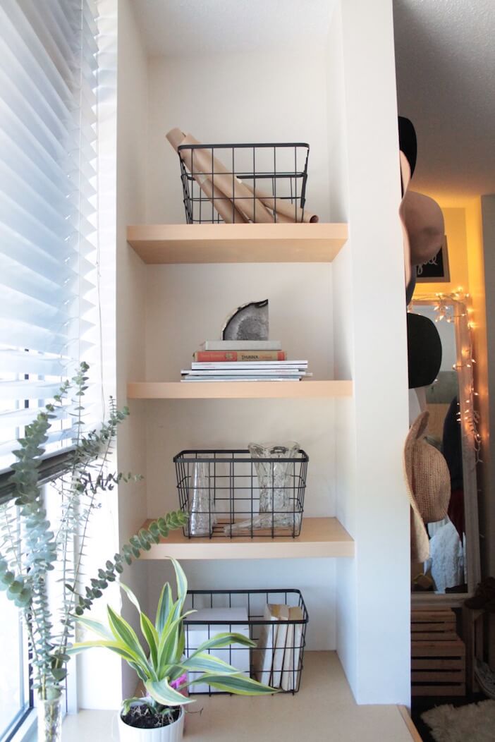 Neat Little Wooden Wall Shelves