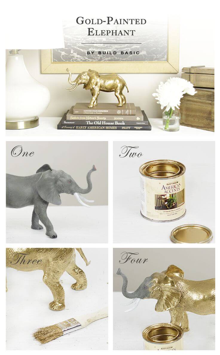 From Cheap Elephant Toy to Chic Decor