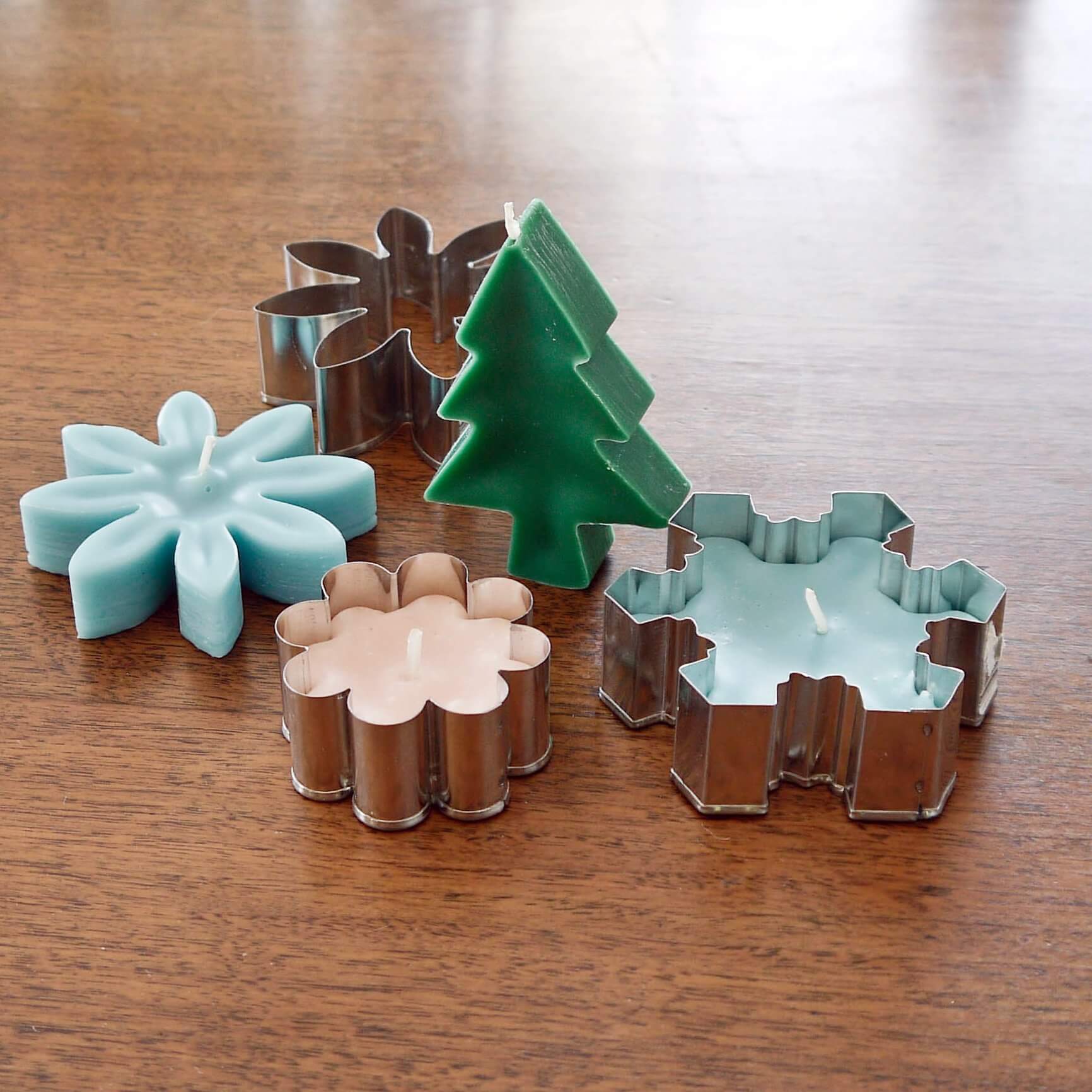 Cookie Cutter Christmas Candle Craft