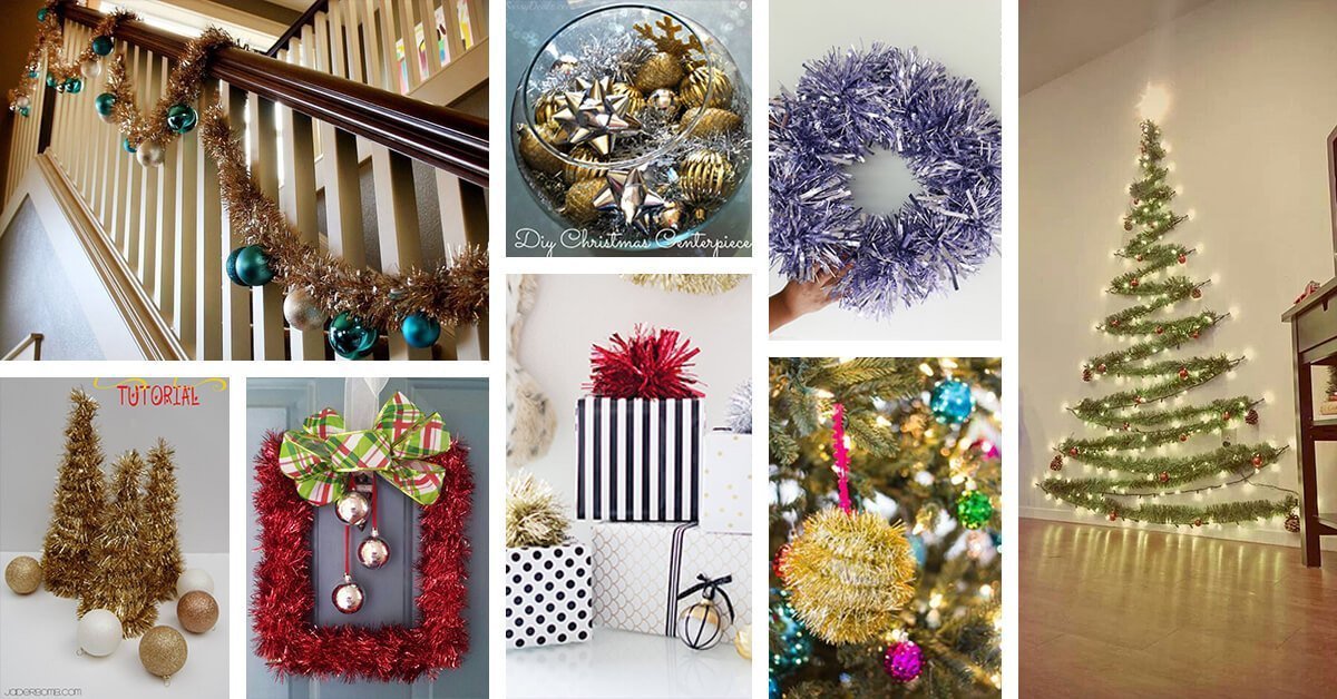 Featured image for “22 Creative Ways to Decorate with Tinsel to Spruce Up Your Home for the Holidays”